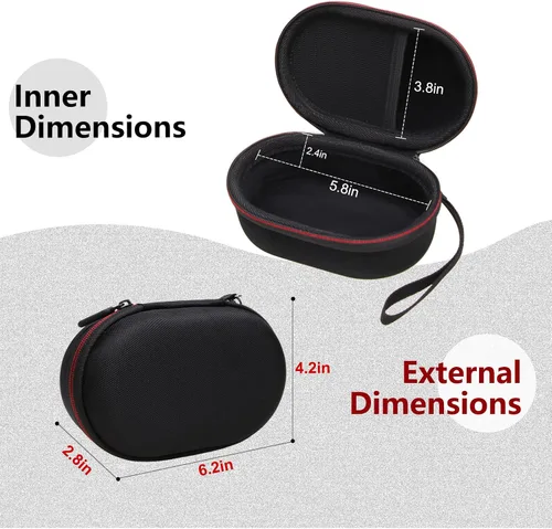 Vista 2 de LTGEM - Funda rígida de EVA para Logitech G502 X Plus Lightspeed Wireless RGB Gaming Mouse - Bolsa protectora de viaje para almacenamiento