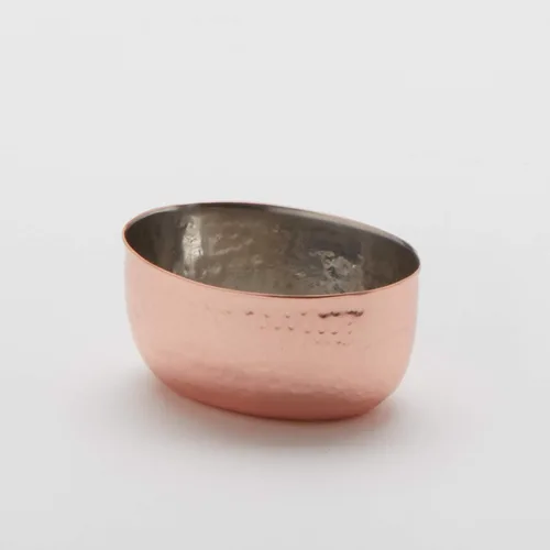 Vista 4 de American Metalcraft HSC2 - Taza para salsa de acero inoxidable, cobre, ovalada, 2 onzas