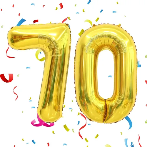 Vista 12 de Globos dorados de 40 pulgadas con números y letras del número 16, decoraciones de cumpleaños de 16 para niños, globos del número 6 y 1 incluidos Oro