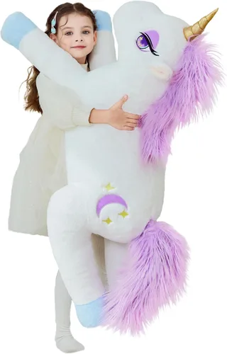 Vista 9 de IKASA Juguete de Peluche de Gato Gigante, Gatito Grande Lindo de 30", Juguetes Suaves Jumbo Enormes, Peluche Esponjoso Gordito de Gran