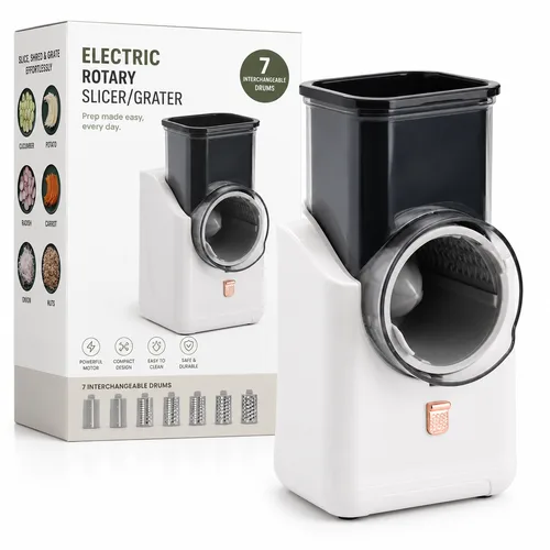 Rallador y Rebanador Electric De Verdura de VYLEX