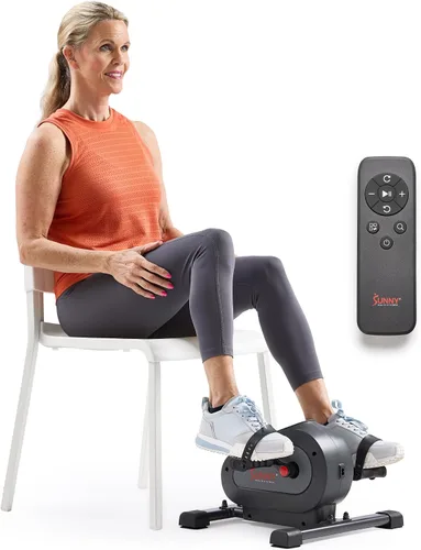 Vista 8 de Sunny Health & Fitness Smart Under-Desk Bike Exerciser, Low-Impact Cardio Cycling Equipment for Home/Office, Mini Paddler for Arm/Leg Mobility