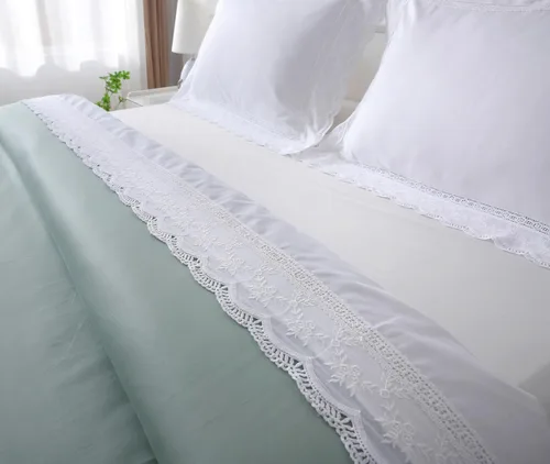 Vista 11 de Fundas de almohada de encaje rosa, fundas estándar de algodón, fundas de almohada Shabby Chic para cama, princesa francesa de campo, 2 unidades, 20