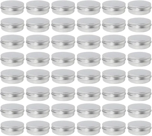 Vista 13 de Moretoes Paquete de 8 latas de 2 onzas con tapas, recipientes de lata