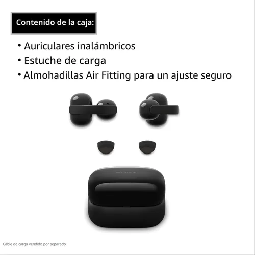 Vista 11 de Sony LinkBuds Clip Open-Ear Auriculares verdaderamente inalámbricos, ajuste cómodo y seguro, diseño ligero de clip, controles táctiles, conciencia