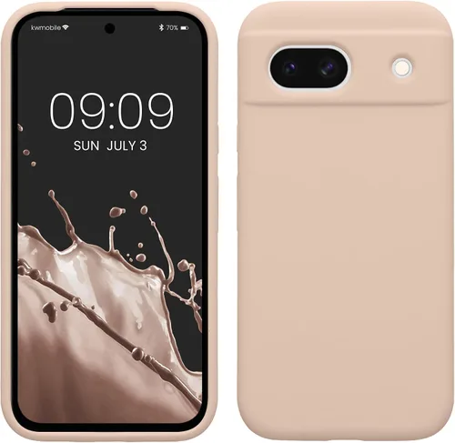 Vista 33 de kwmobile Funda Compatible con Google Pixel 6 Pro - Funda de Teléfono de Silicona TPU con Acabado Suave - Azul Caribe