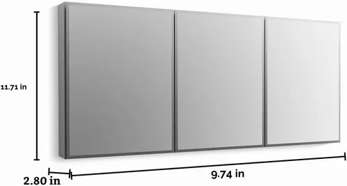 Vista 3 de Kohler - Espejo de baño sin marco, botiquín de 20 x 26 pulgadas