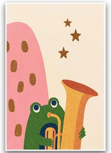 Vista 9 de Póster de pared para habitación de niños, póster de animales lindos de 12 x 16 pulgadas, sin marco, para habitación de niños y niñas, habitación