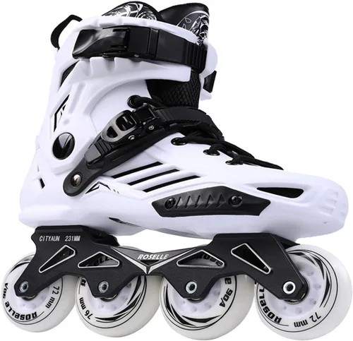 Vista 9 de Patines en línea para adultos para hombres y mujeres, patines en línea para adultos, patines de fitness para mujeres y hombres, patines