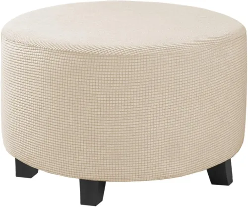 Vista 79 de H.VERSAILTEX Funda Deslizable para Otomana Rectangular Ajuste de Longitud 29"-34" Reposapiés Fundas Deslizables para Sofá Funda para Taburete