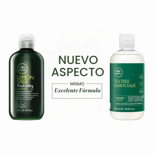 Vista 3 de Tea Tree Set de regalo navideño voluminizador de salvia limón (37 valores)