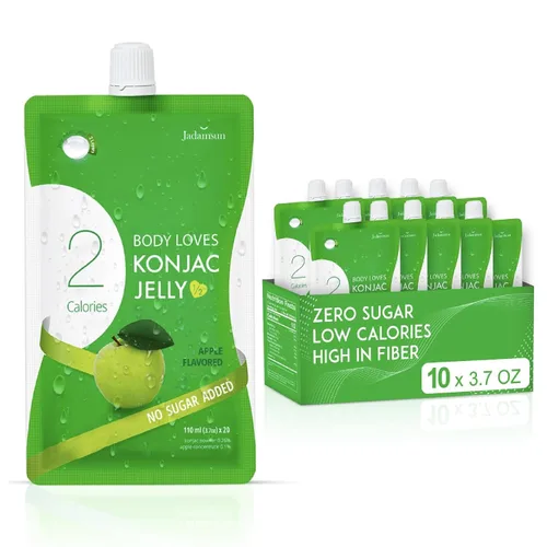 Vista 13 de Jadamsun Jugo de gelatina Konjac (Mango, 20 piezas) – Delicioso aperitivo coreano saludable bajo en calorías, aperitivo de fruta potable, sin