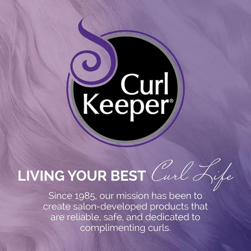 Vista 6 de Curl Keeper Acondicionador en crema para cabello rizado, 3.4 onzas líquidas, acondicionador diario ligero para todo tipo de rizos, hidratante