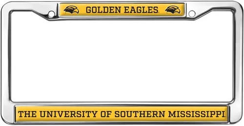 Vista 258 de Texas A&M University - Texarkana Mascot - Marco de metal estándar para placa de matrícula de tamaño completo