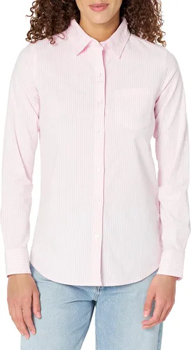 Vista 13 de Amazon Essentials Camisa Oxford elástica de manga larga con botones para mujer (disponible en tallas extragrandes)