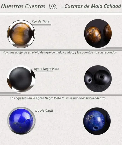 Vista 5 de Men Women 8mm Lava Rock 7 Chakra Beads Chakra Bracelet Chakra A-Lava