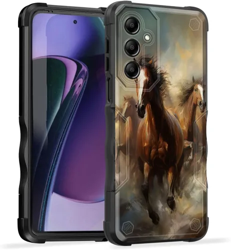 Vista 596 de Funda para Galaxy A14 5G, [Doble Capa][Protección contra Caídas de Grado Militar de 10 Pies] [Antideslizante] Funda Resistente a Prueba de Golpes