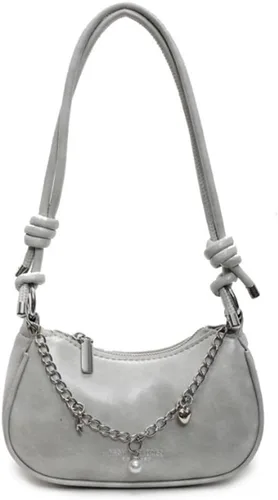 Vista 8 de Minimalista y elegante nuevo bolso bandolera versátil para mujer, bolso de hombro y axilas tamaño 8.3 * 3.1 * 5.1 in