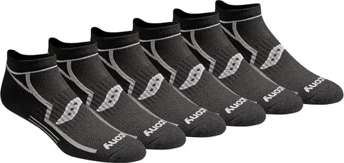 Vista 12 de Saucony Calcetines invisibles Rundry Bolt Performance para hombre, disponibles en tallas M-XXL (6, 12, 18 pares)