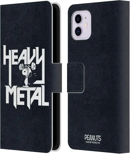 Vista 197 de Head Case Designs Funda de piel con licencia oficial de Peanuts Charlie Brown Good Grief Rock Tees compatible con Apple iPhone 11 Charlie Brown Buen