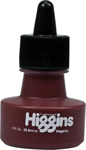 Vista 11 de Higgins Tinta de dibujo pigmentada, negra, botella de 1 onza (44021)