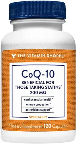 Vista 4 de The Vitamin Shoppe CoQ-10 200mg beneficioso para quienes toman (60 cápsulas)