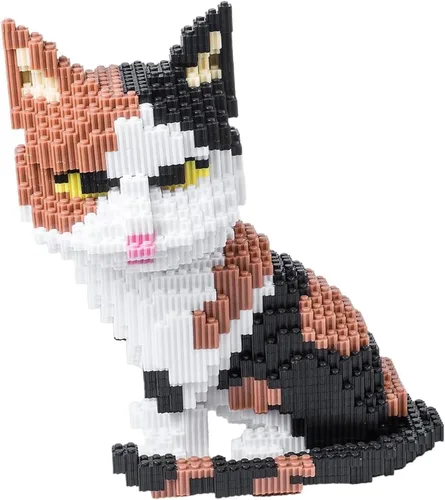 Vista 10 de AHZILEl - Juego de construcción de bloques de panda de animales, 7822 piezas, lindo rompecabezas 3D, mini ladrillos de construcción, kit de juguetes