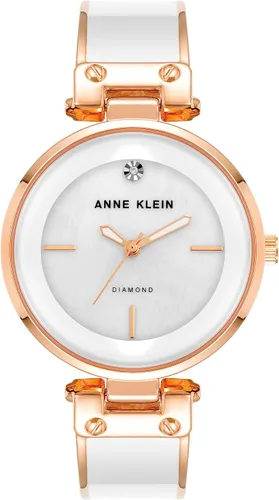 Vista 7 de Anne Klein Women's Diamond-Accented Bangle Watch