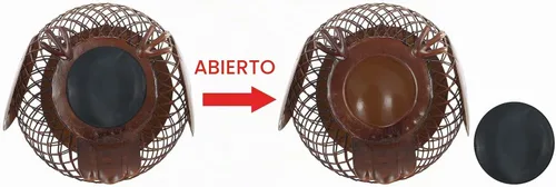 Vista 7 de Tooarts Búho en forma de metal moneda banco caja artesanía arte artesanal