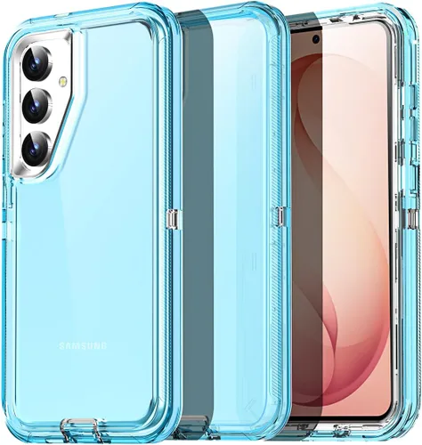 Vista 13 de AICase Funda transparente 3 en 1 para Samsung Galaxy S26, resistente protección contra caídas, cuerpo completo, a prueba de golpes, a prueba