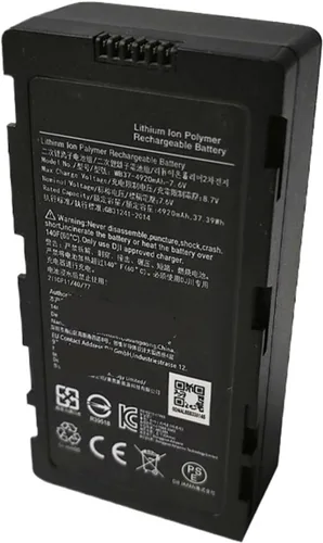 Vista 5 de Batería de control remoto WB37 - Compatible con DJI 4 RTK MG-1P M210 M600 FPV T16 T20 T25P T30 T40 T50 T60 T70 T100 (1 unidad)
