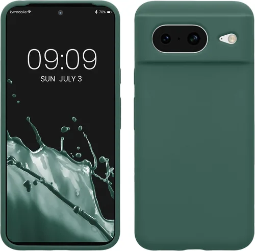 Vista 36 de kwmobile Funda compatible con Google Pixel 7 - Funda de silicona TPU con acabado suave - Piedra antigua