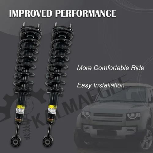 Vista 6 de 2 amortiguadores delanteros compatibles con Lexus GX470 4.7L 2003-2009, para Toyota Land Cruiser Prado 120 2003-2009, 48510-69195, 48510-69415