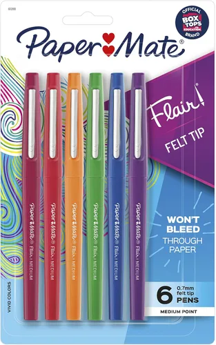 Vista 7 de Paper Mate - Bolígrafos de punta de fieltro, punta media (0.7 mm)