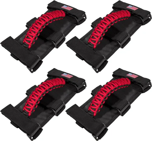 Vista 32 de Asas de agarre para Jeep Wrangler JK JKU JL JLU TJ YJ Sports Sahara Freedom Rubicon Unlimited Gladiator JT 1955-2023 UTV ATV Accesorios Premium 550