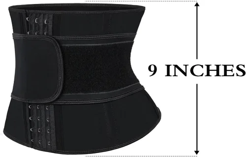 Vista 3 de Entrenadores de cintura de torso corto para mujer, corsé debajo del busto, de látex, faja deportiva de reloj de arena