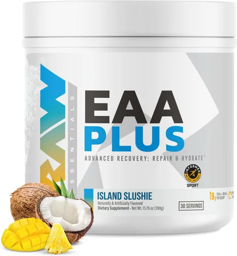 Vista 12 de RAW EAA Plus, aminoácidos en polvo, sandía - Suplemento de aminoácidos BCAA para hombres y mujeres