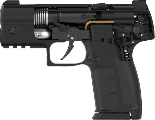 Vista 2 de Byrna SD [Autodefensa] Kinetic Launcher Ultimate Bundle - Lanzador de proyectiles cinético no letal, defensa del hogar y personal Orgullosamente