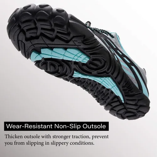 Vista 6 de L-RUN Zapatos de agua atléticos para senderismo para hombre y mujer