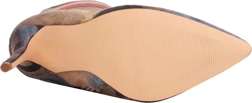Vista 7 de vivianly Botines elásticos con punta puntiaguda, botas de tobillo a media pantorrilla, botas de tacón de aguja para mujer
