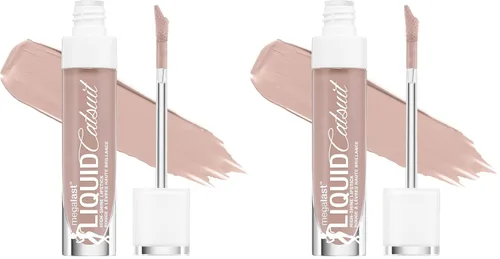 Vista 26 de wet n wild Mega Last Catsuit High-Shine Liquid Lipstick Red Bad Girl's Club
