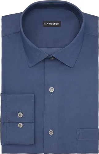 Vista 14 de Van Heusen Camisa de vestir para hombre, ajuste regular, cuello flexible, elástica, sin arrugas
