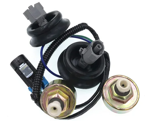 Vista 2 de Kit de sensor de detonación con par de arnés compatible con Chevy GMC Silverado Cadillac # 10456603 12589867