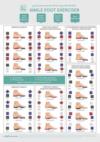 Vista 8 de Ankle Foot Exerciser® Fortalecedor de tobillo para alivio del esguince de tobillo, fortalecedor de pies para fascitis plantar; movilidad de tobillo
