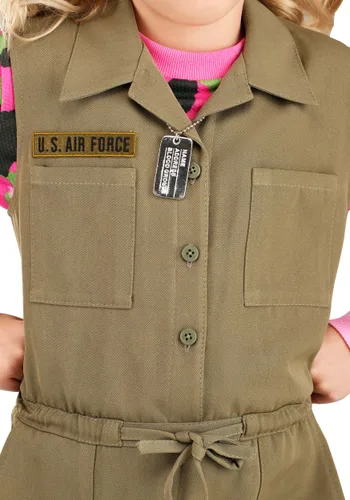 Vista 5 de Disfraz de Niña Ejército Camo Rosa Multicolor