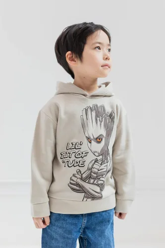 Vista 2 de Marvel Guardianes de la Galaxia Groot - Sudadera con capucha de forro polar para niños pequeños a grandes