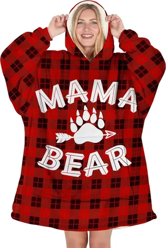 Vista 22 de Warmstorey Manta con Capucha Portátil para Mamá Esposa La Mejor Sudadera de Todos los Tiempos - Regalo de Navidad del Esposo Hija Aniversario