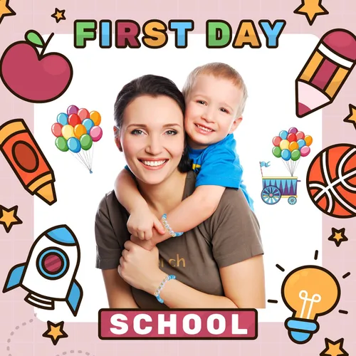 Vista 11 de Pulsera para el primer día de Shcool Kindergarten de primer grado para el regreso a clases, regalos para mamá e hija, pulseras para mamá e hija
