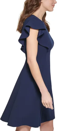 Vista 2 de DKNY Manga con volantes para mujer
