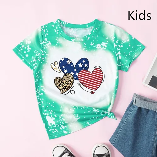 Vista 4 de Holzkary Tshirt Ks Day Family Mothers Letter Printed Top Clothes Women Valentines Family Matching Pajamas